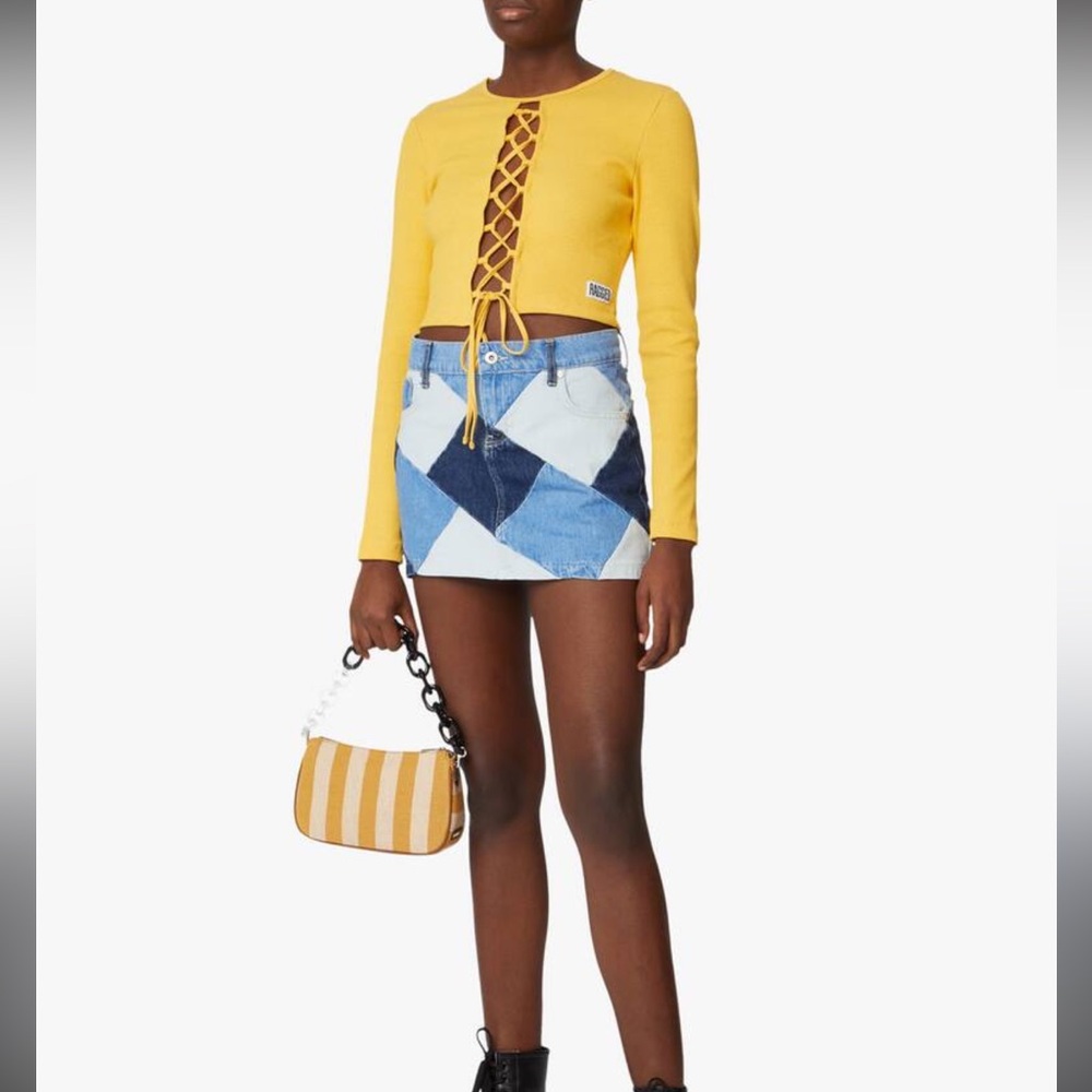 Ragged Priest Smit Mini Denim Skirt